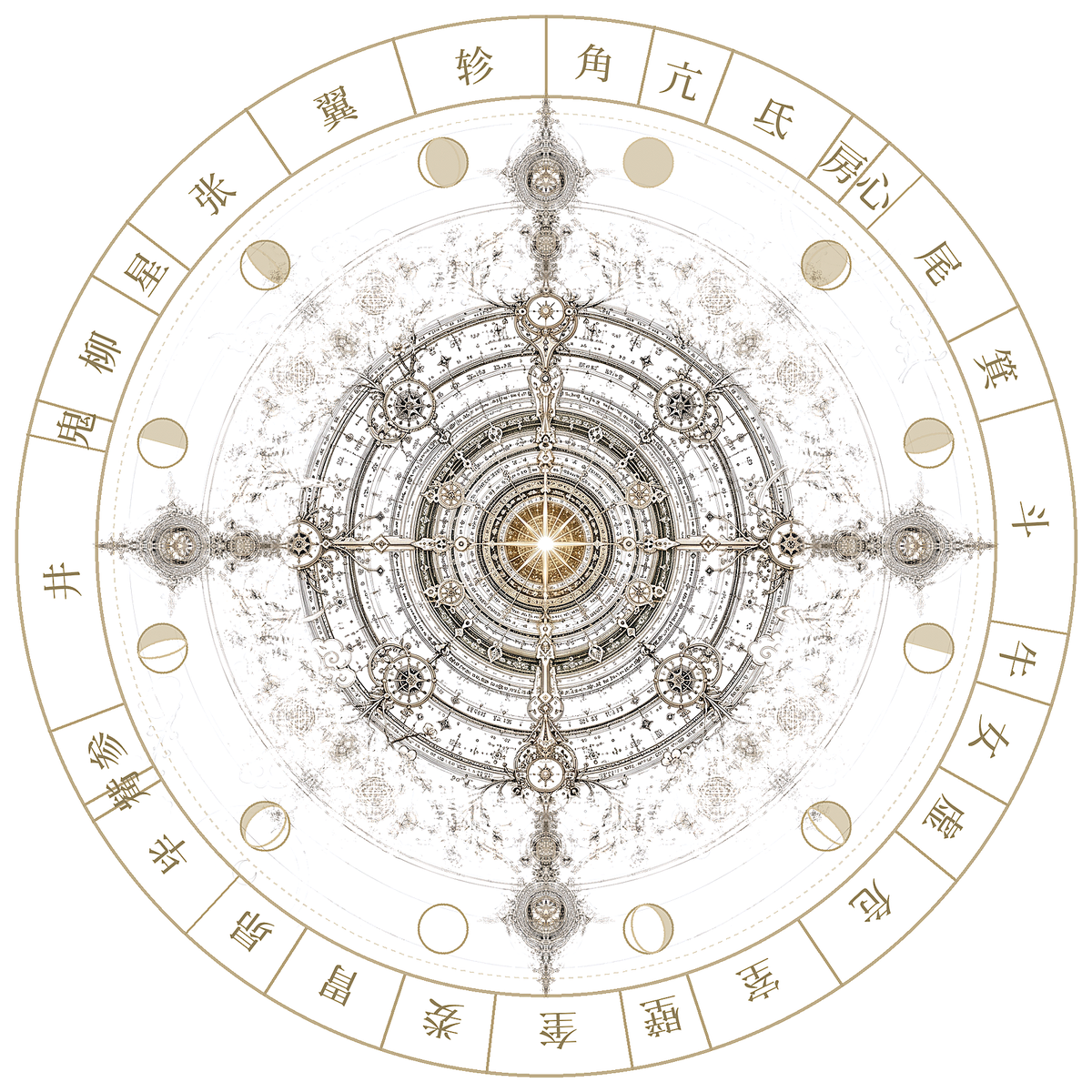 Twenty-eight Chinese lunar mansions